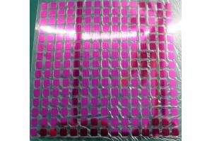 225 Buegelpailletten 3mm x 3mm Spiegel pink
